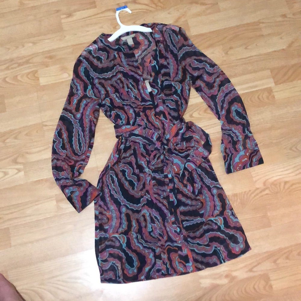 Banana Republic button front dress